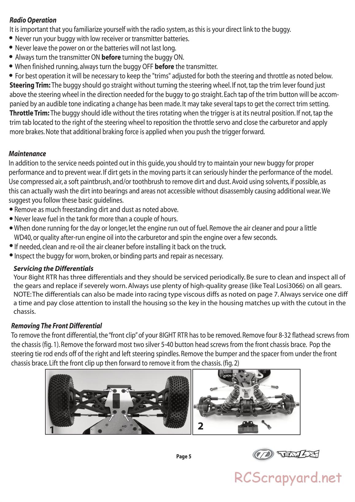 Team Losi - 8ight - Manual - Page 6