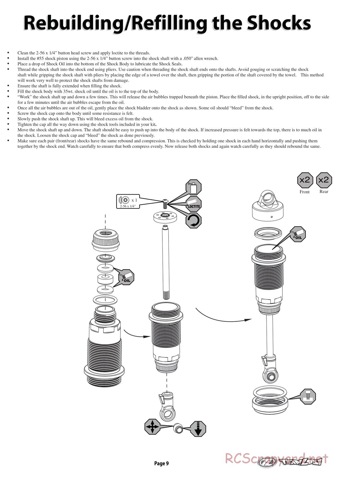 Team Losi - 8ight - Manual - Page 10