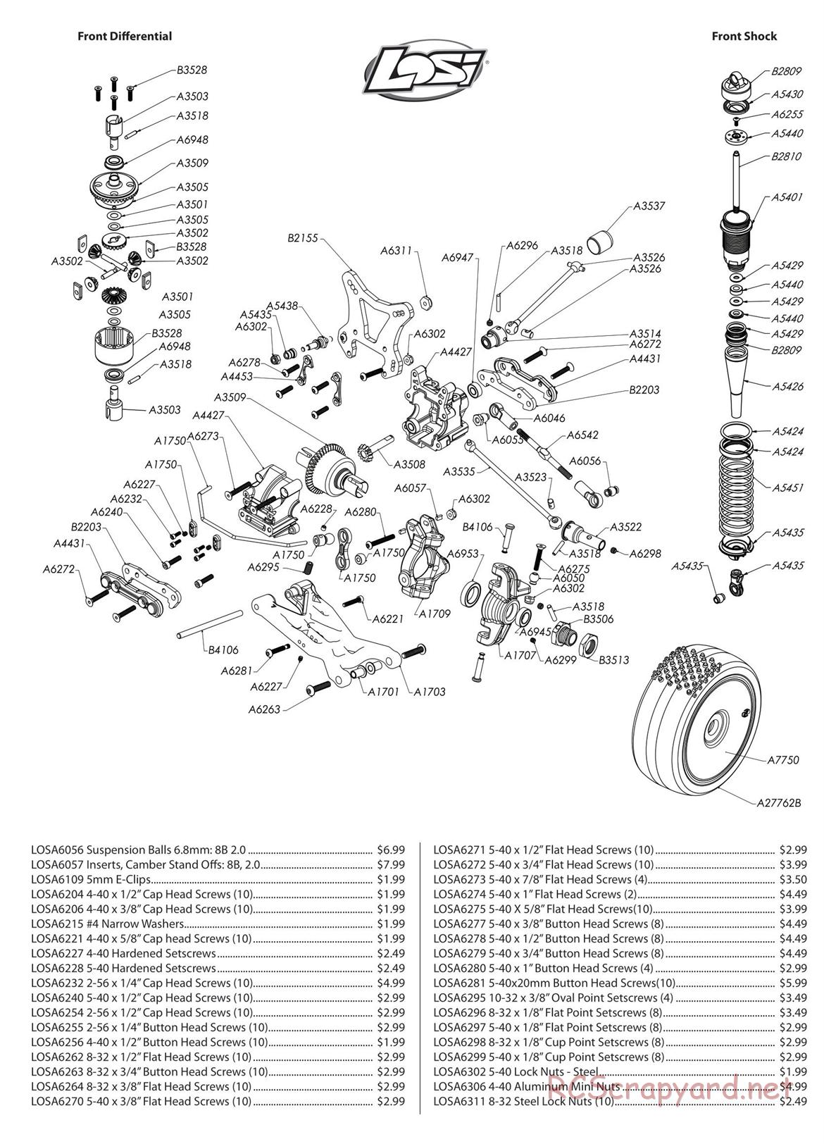 Team Losi - 8ight 2.0 - Manual - Page 2