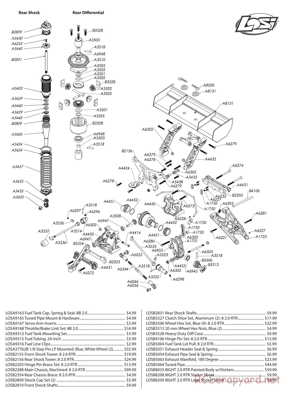 Team Losi - 8ight 2.0 - Manual - Page 4