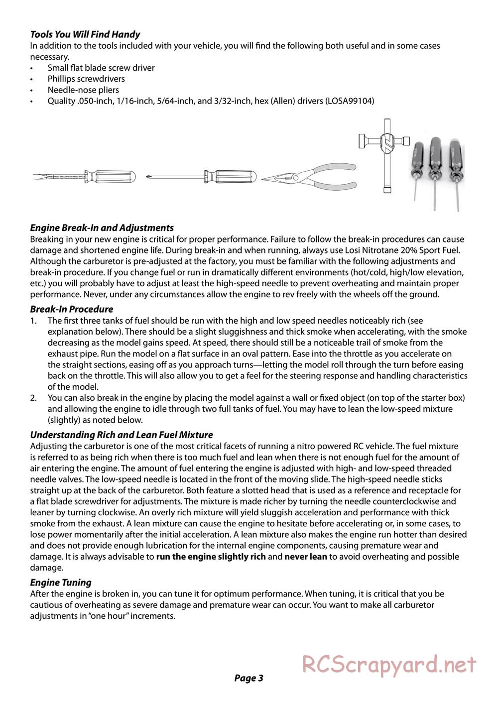 Team Losi - 8ight 2.0 - Manual - Page 3