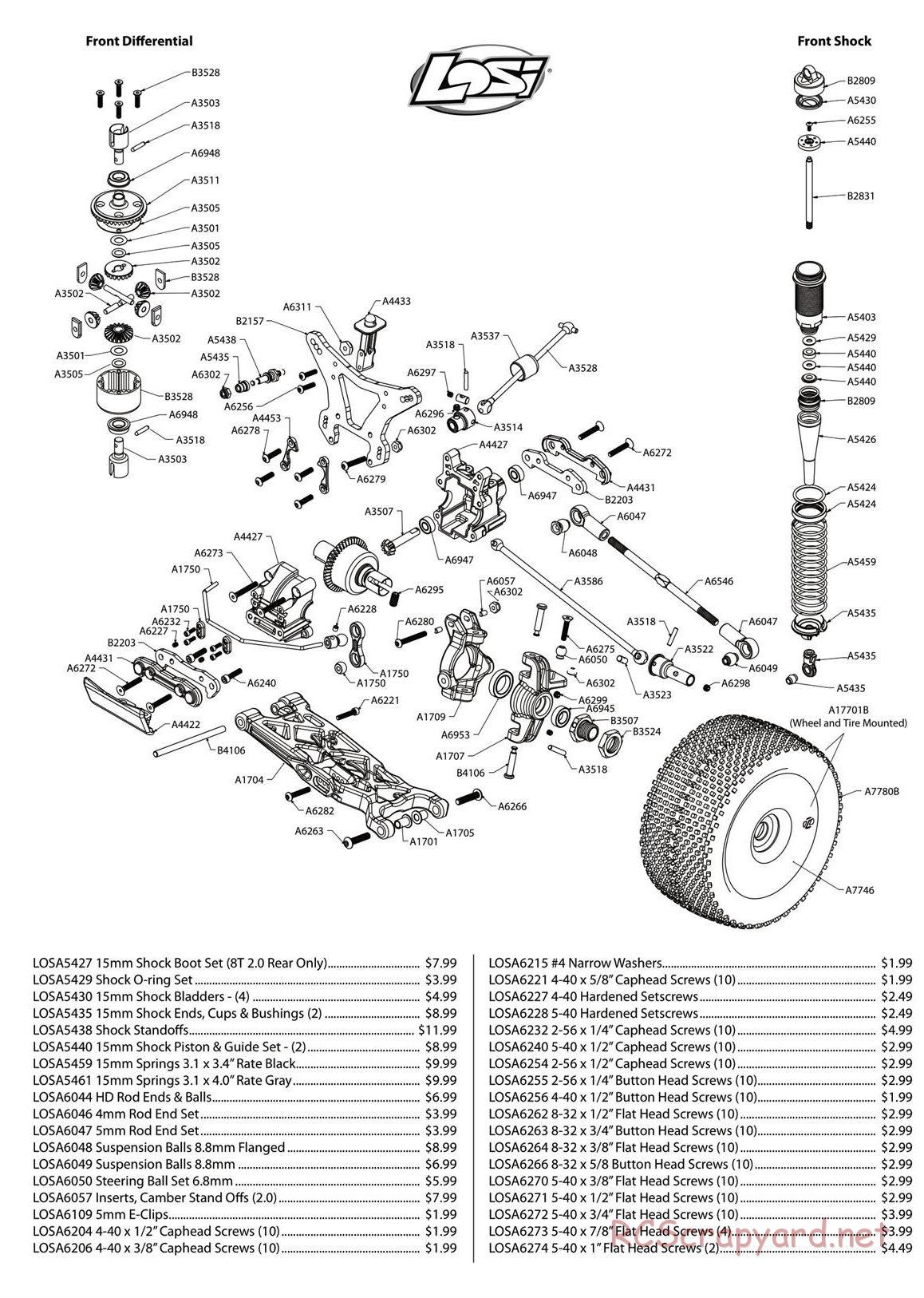 Team Losi - 8ight-T 2.0 - Manual - Page 2