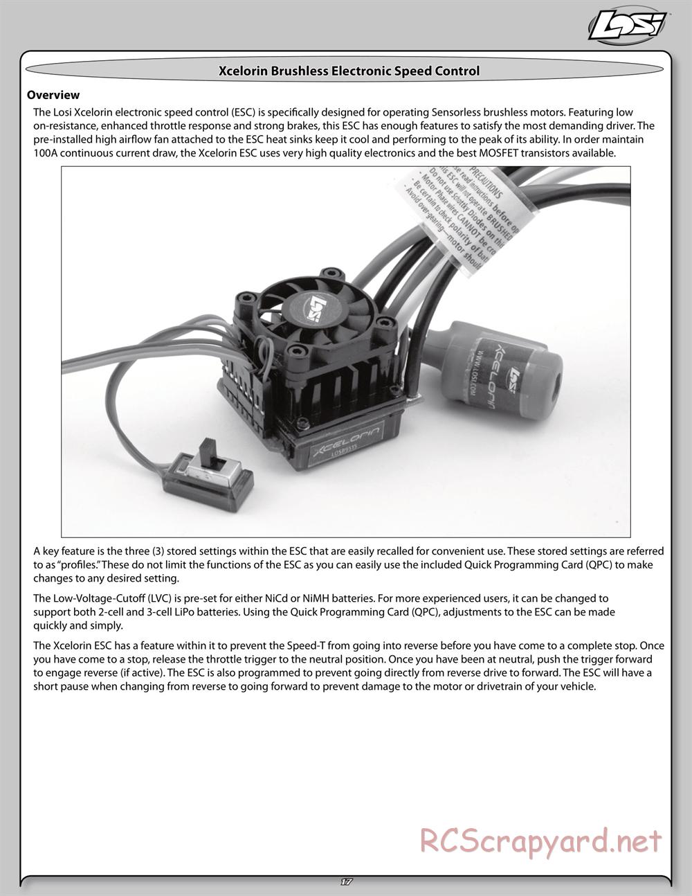 Team Losi - Speed-T - Manual - Page 17