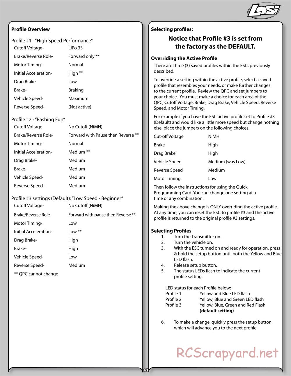 Team Losi - Speed-T - Manual - Page 18