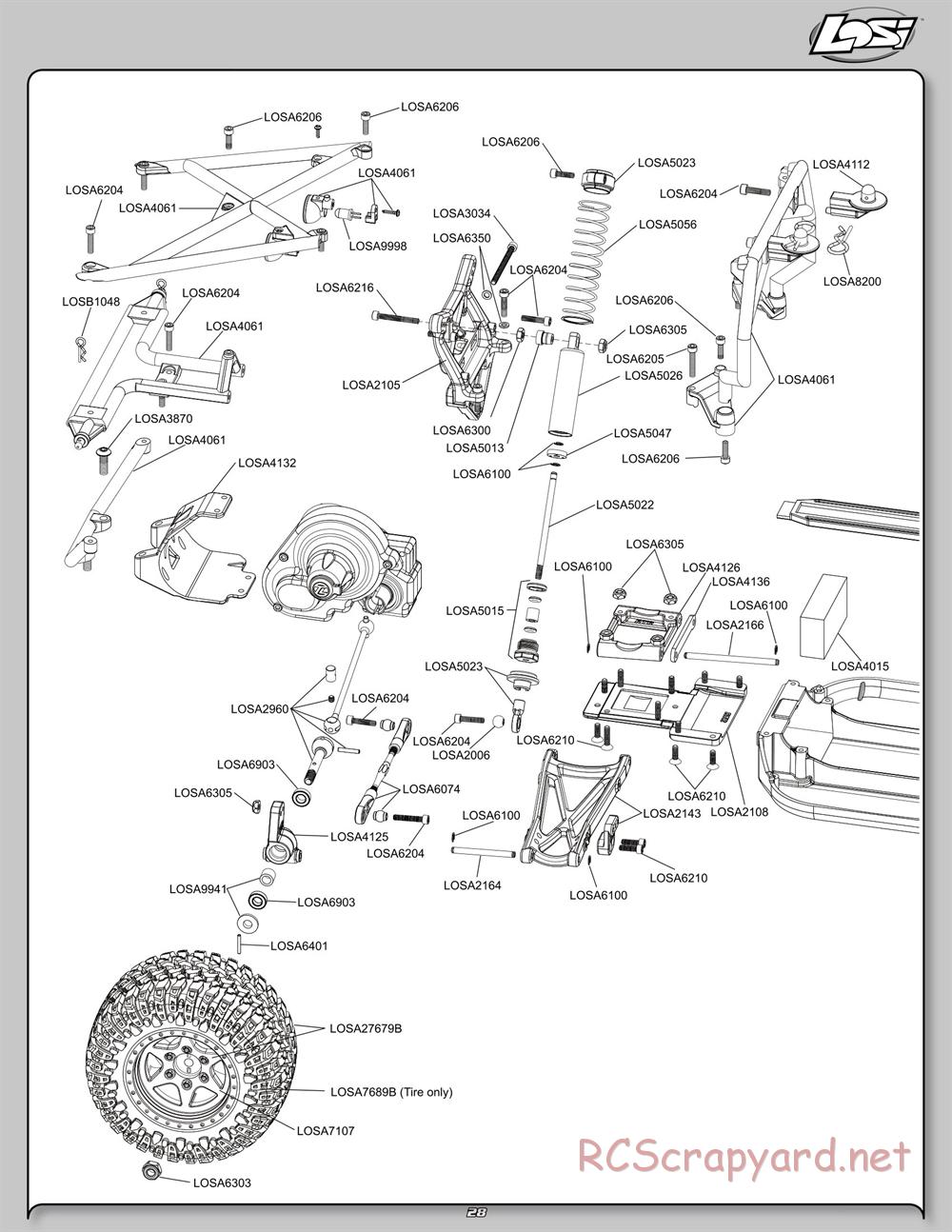 Team Losi - Desert Truck - Manual - Page 28