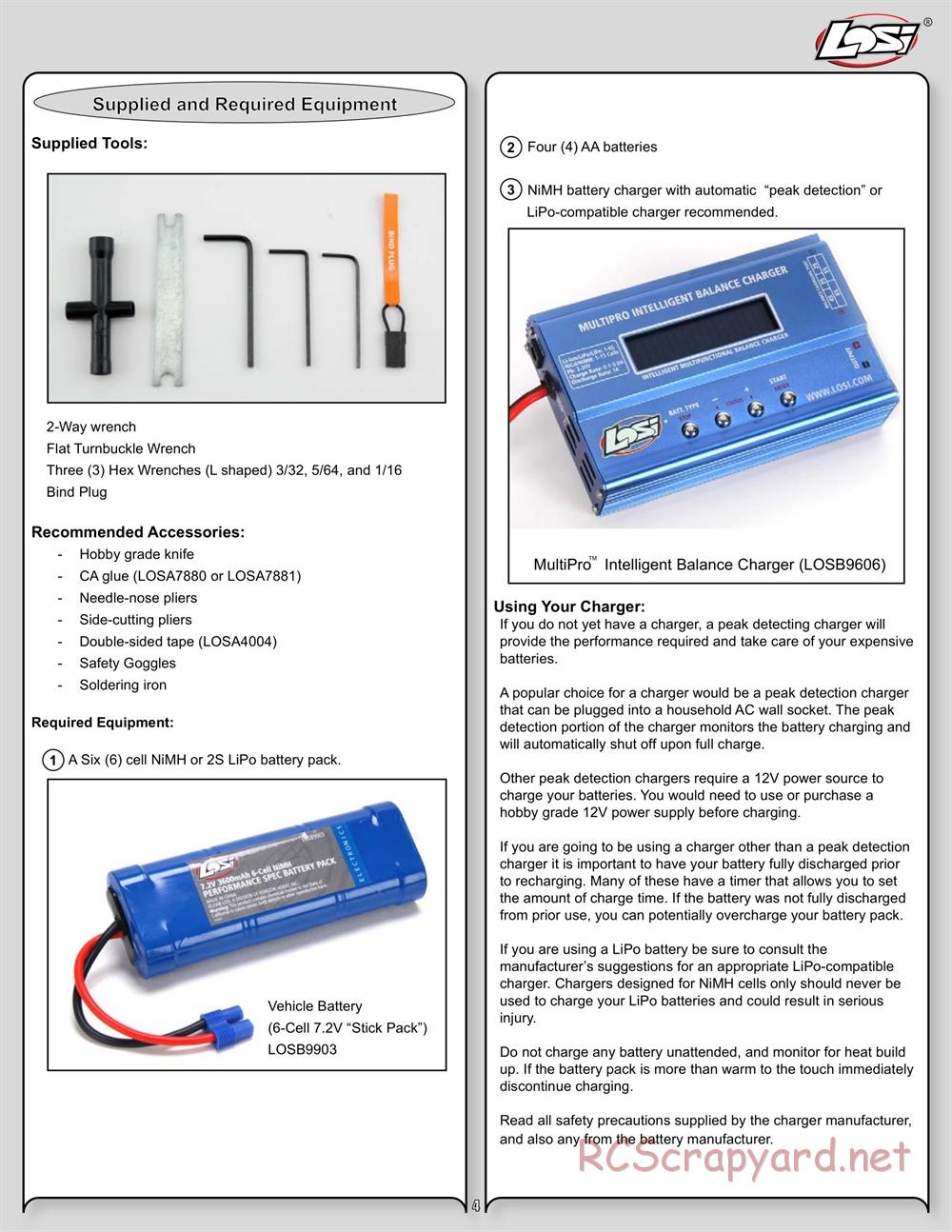 Team Losi - Strike - Manual - Page 4