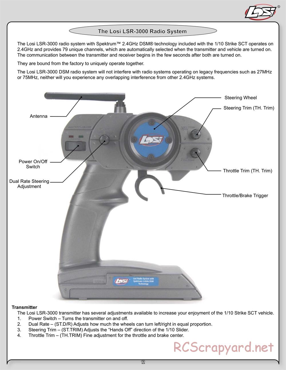 Team Losi - Strike - Manual - Page 12