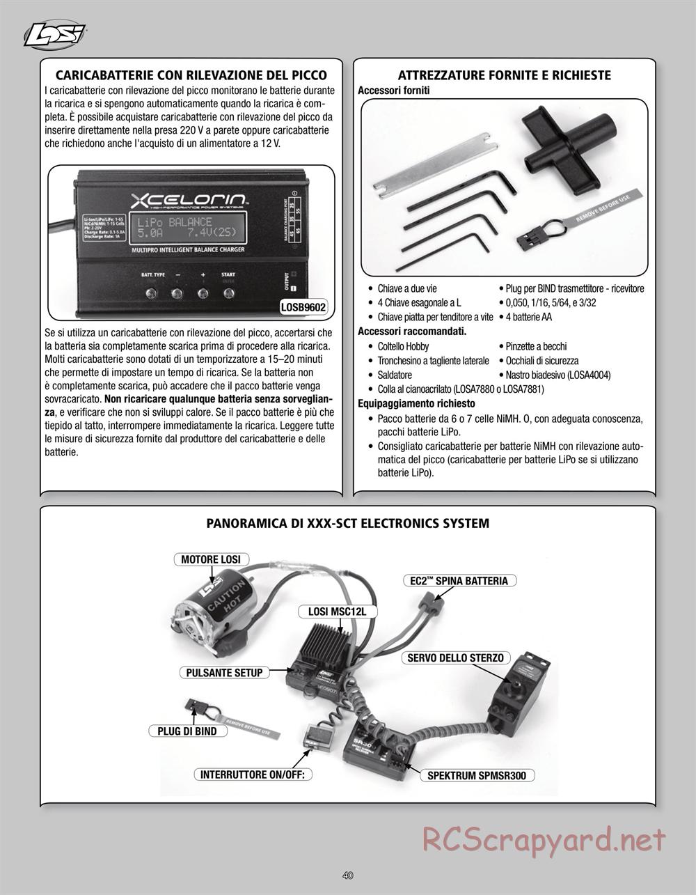 Team Losi - Rockstar XXX-SCT - Manual - Page 40