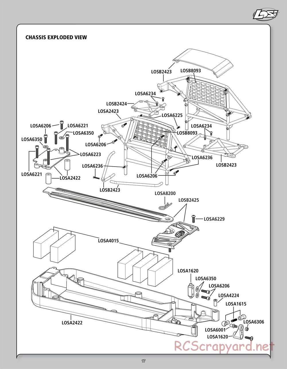 Team Losi - XXX SCB - Manual - Page 17