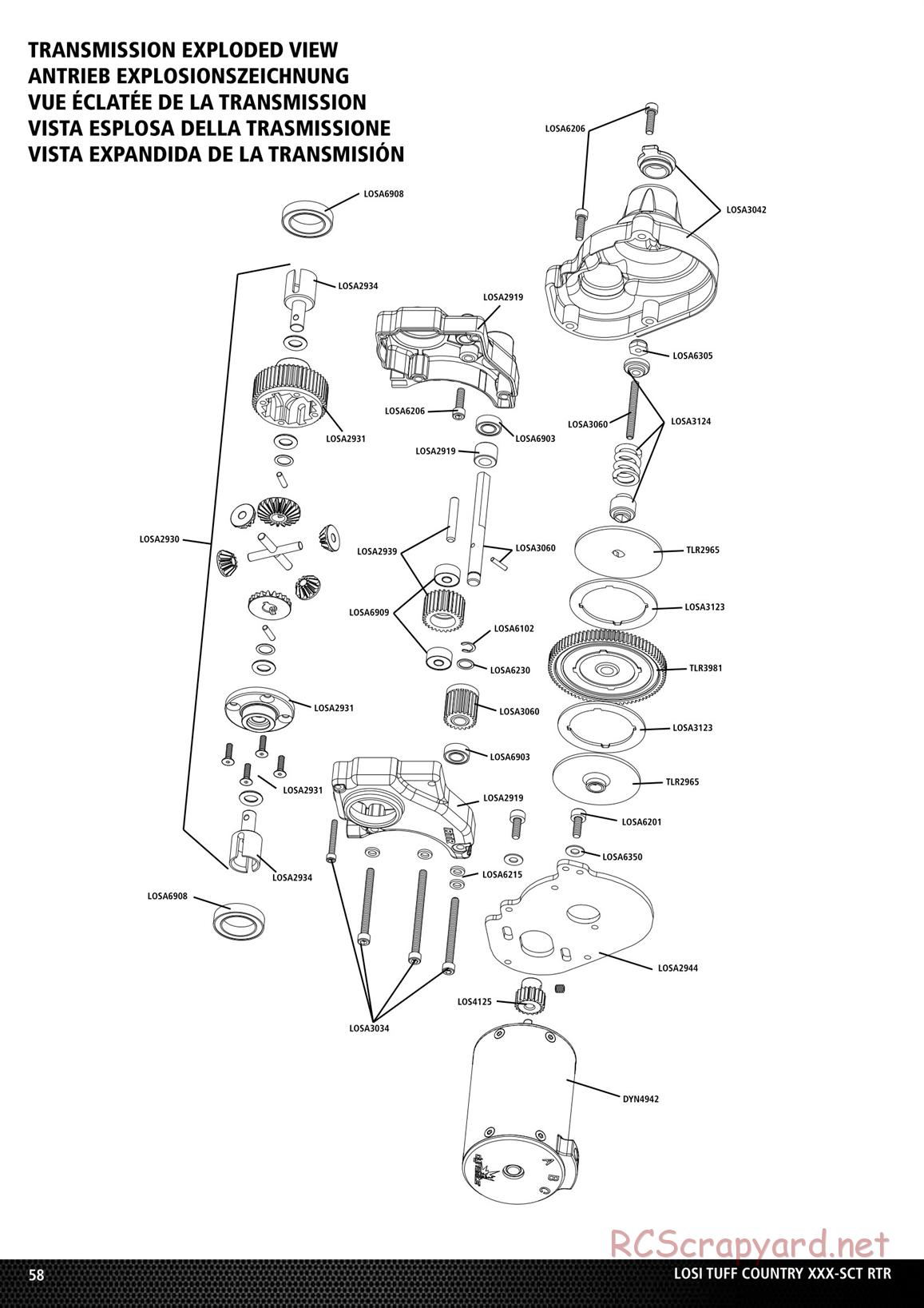 Team Losi - XXX SCT Brushless - Tuff Country - Manual - Page 7