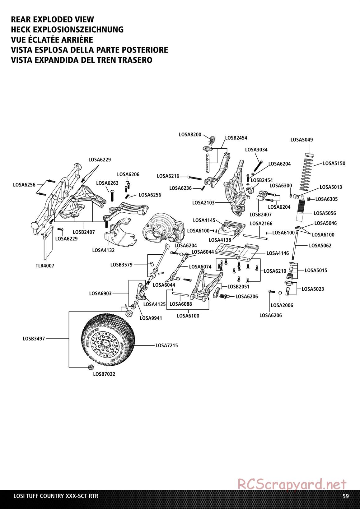 Team Losi - XXX SCT Brushless - Tuff Country - Manual - Page 8