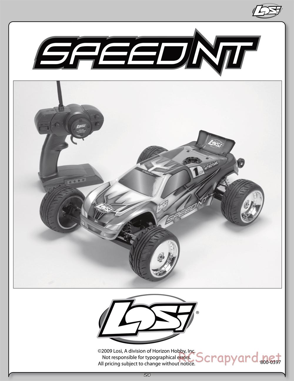 Team Losi - Speed-NT - Manual - Page 24