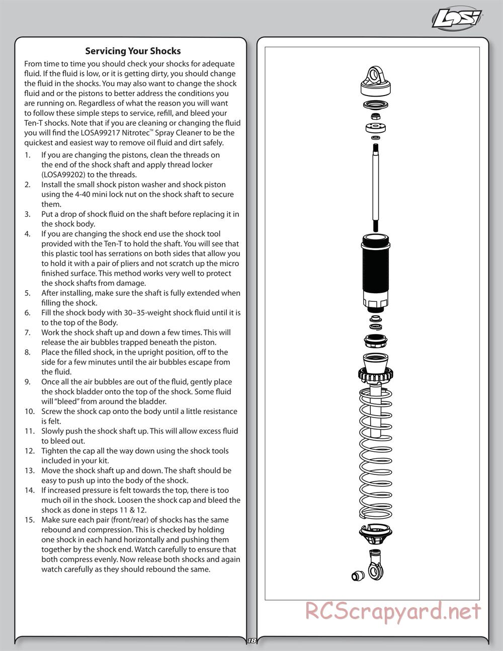 Team Losi - Ten-T - Manual - Page 18