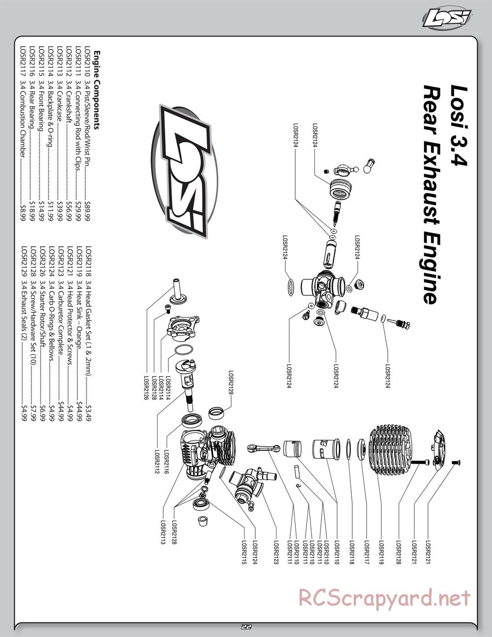 Team Losi - Ten-T - Manual - Page 22