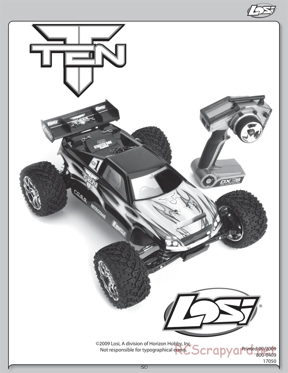 Team Losi - Ten-T - Manual - Page 24