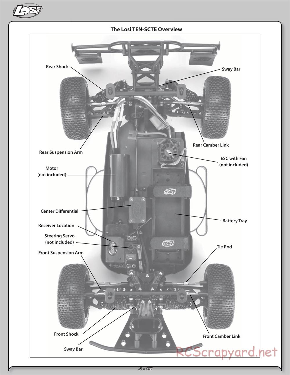 Team Losi - Ten-SCTE - Manual - Page 4