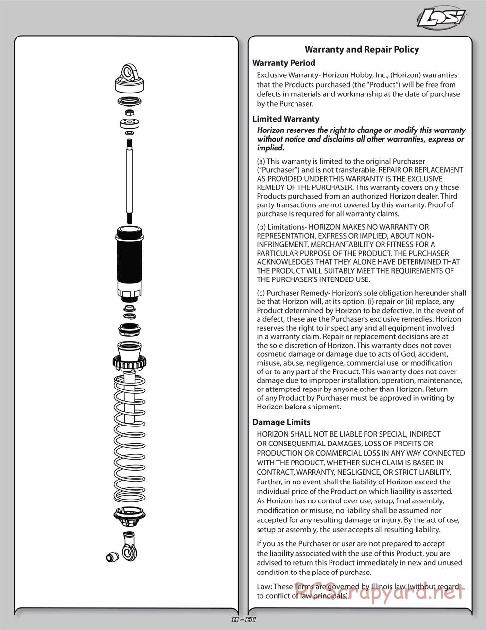 Team Losi - Ten-SCTE - Manual - Page 11