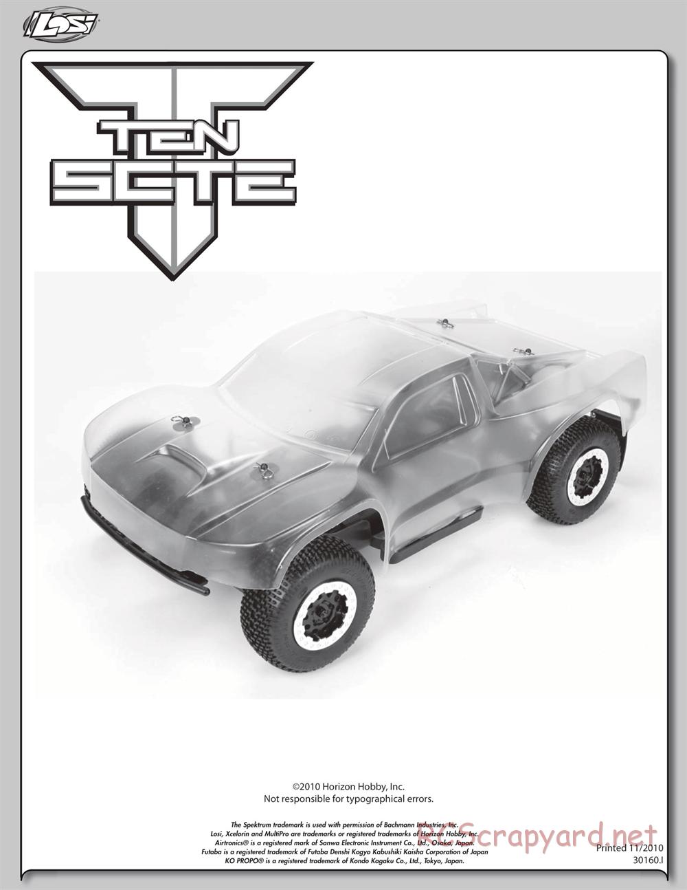 Team Losi - Ten-SCTE - Manual - Page 21