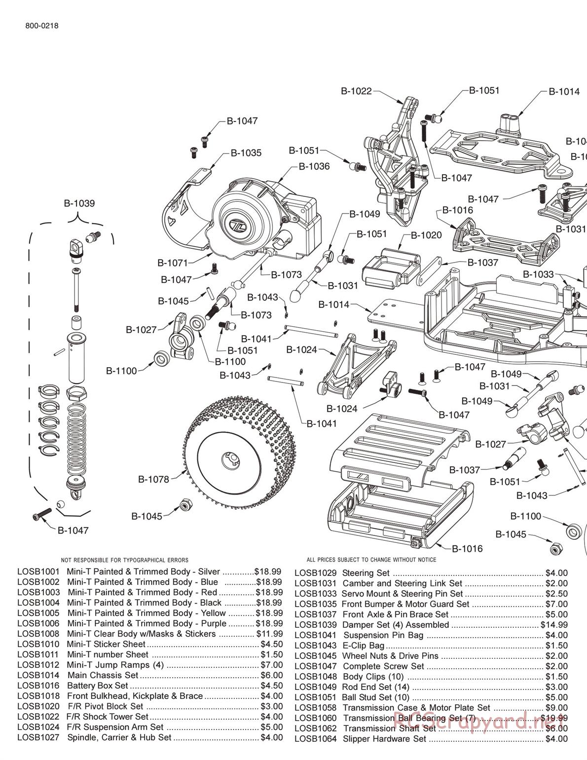 Team Losi - Mini-T - Manual - Page 2