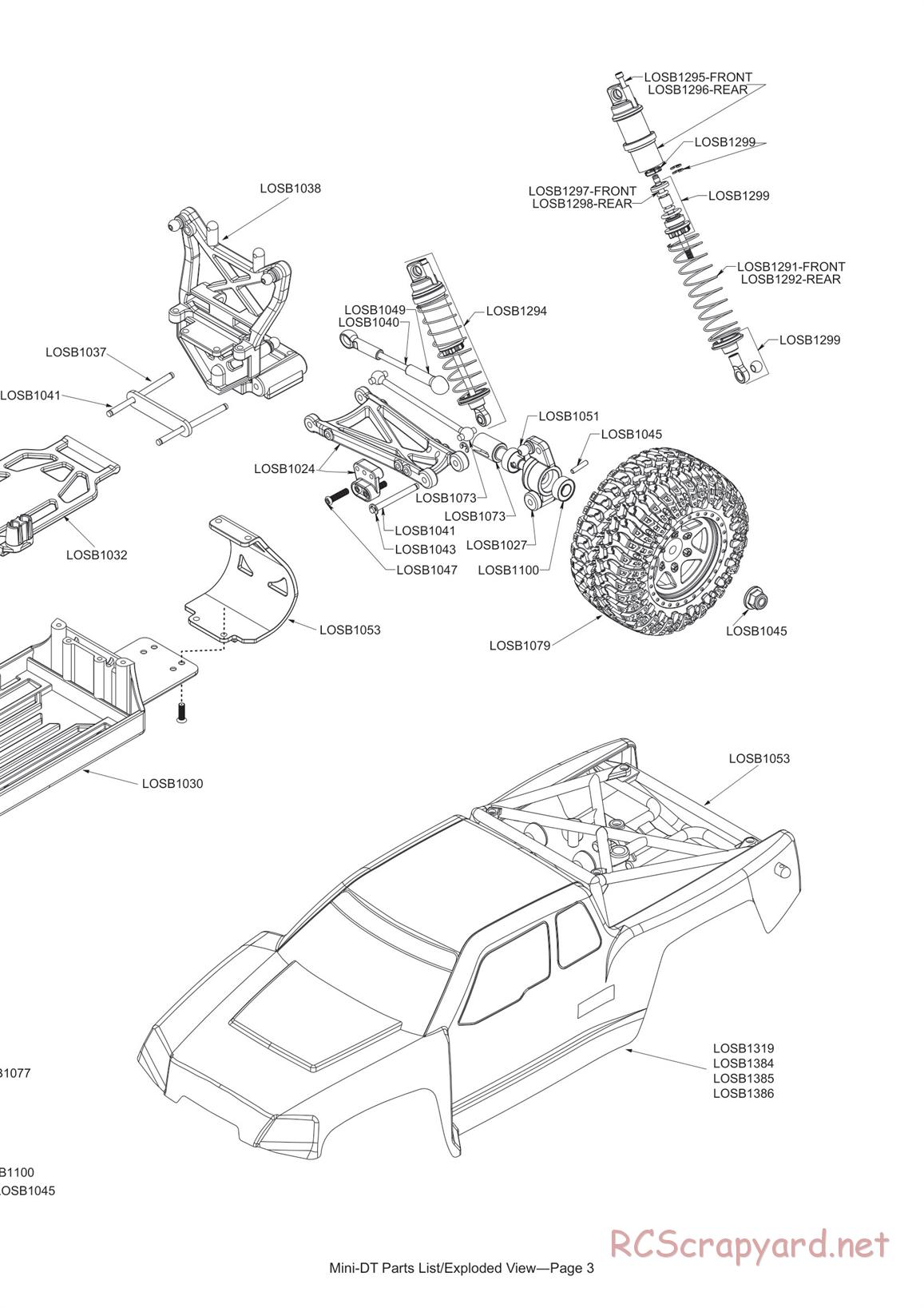 Team Losi - Mini Desert Truck - Manual - Page 3