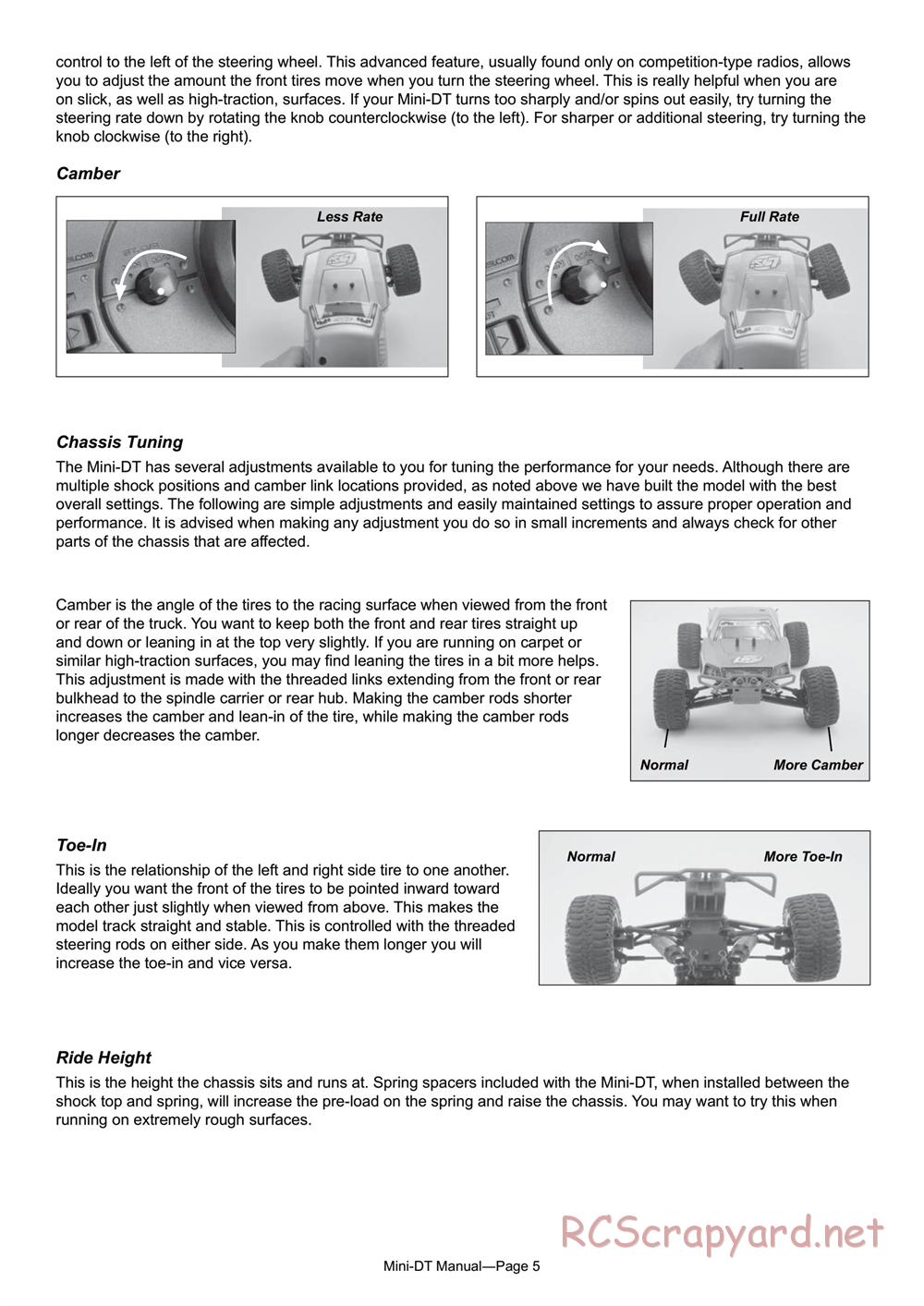 Team Losi - Mini Desert Truck - Manual - Page 5