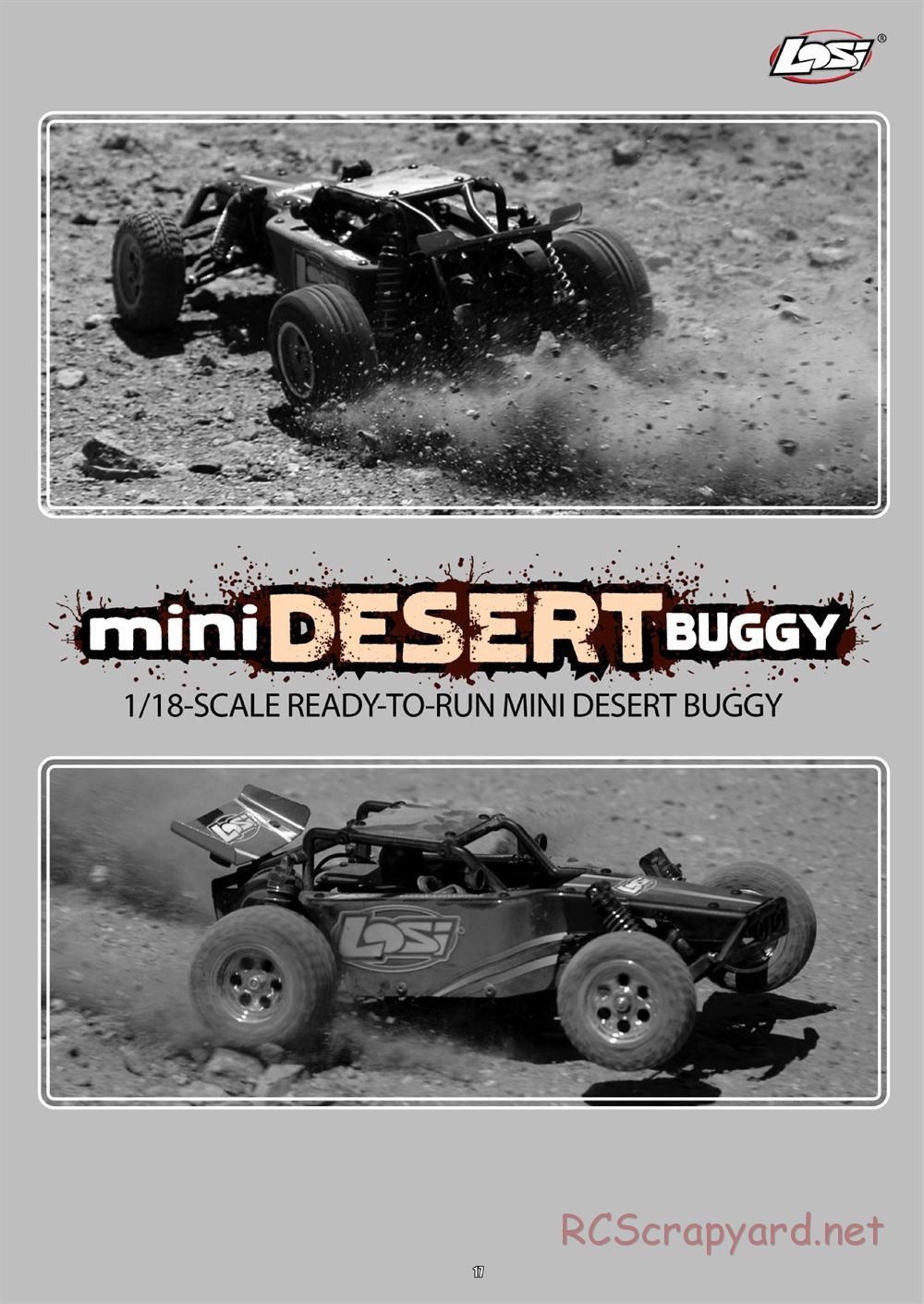 Team Losi - Mini Desert Buggy - Manual - Page 17