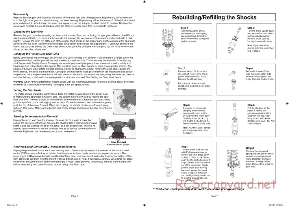 Team Losi - Mini-Slider - Manual - Page 4