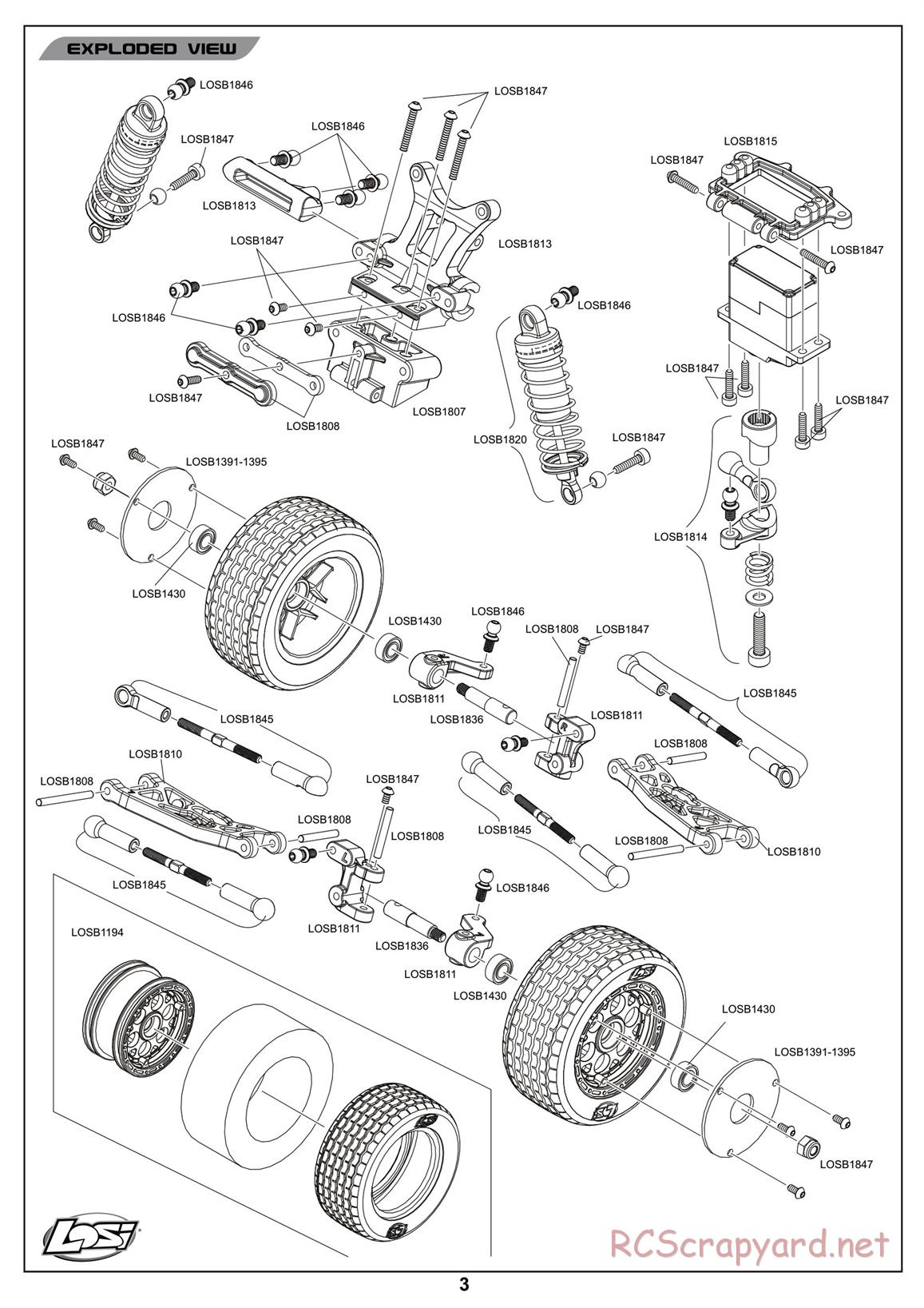 Team Losi - Mini Sprint - Manual - Page 3