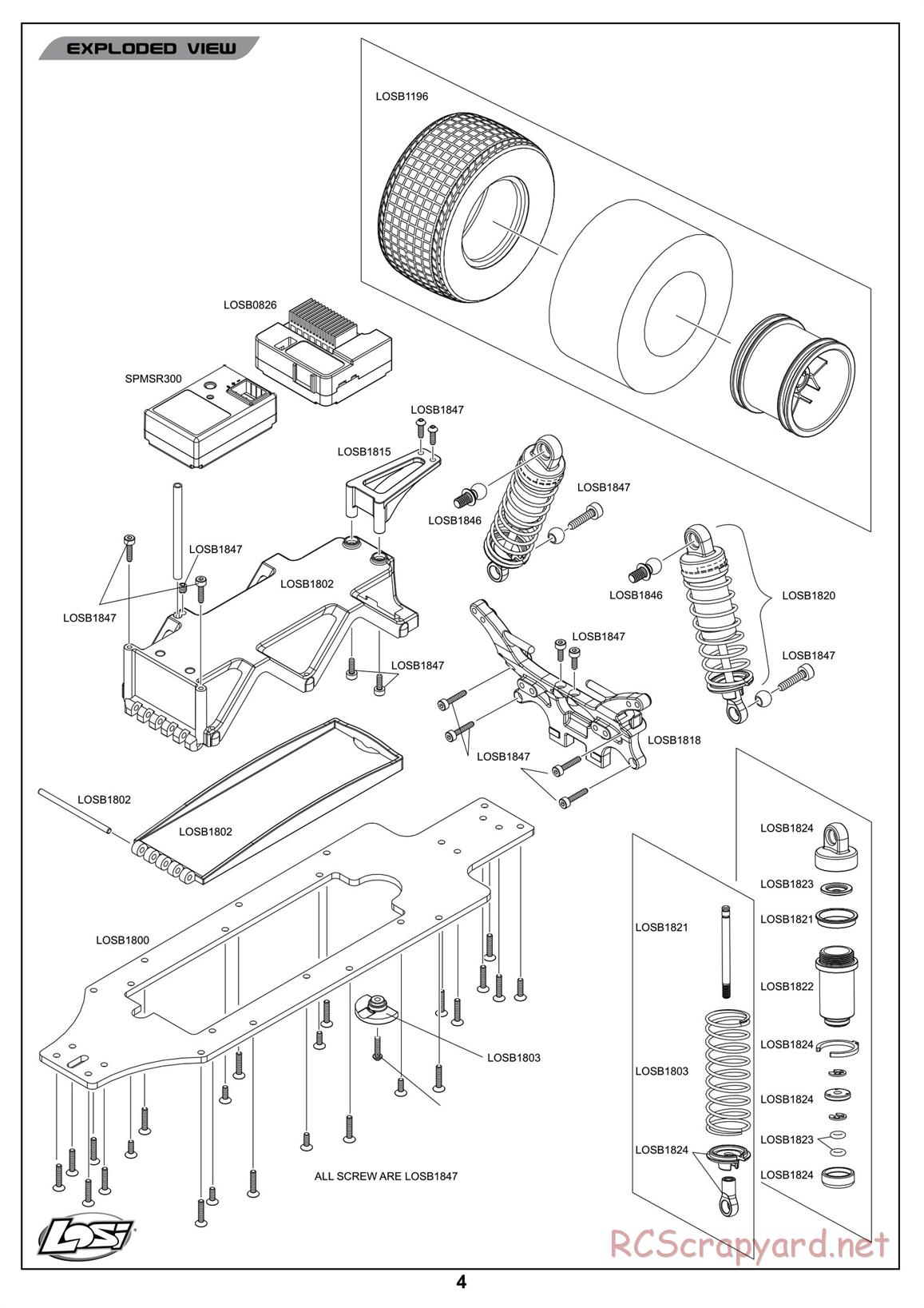 Team Losi - Mini Sprint - Manual - Page 4