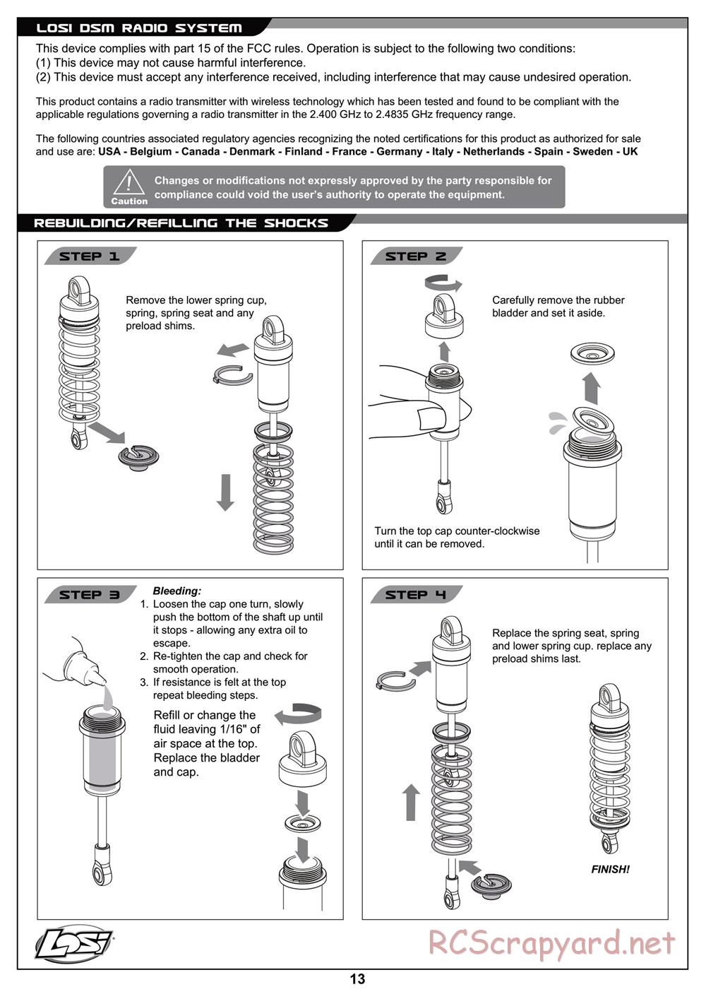 Team Losi - Mini Sprint - Manual - Page 13