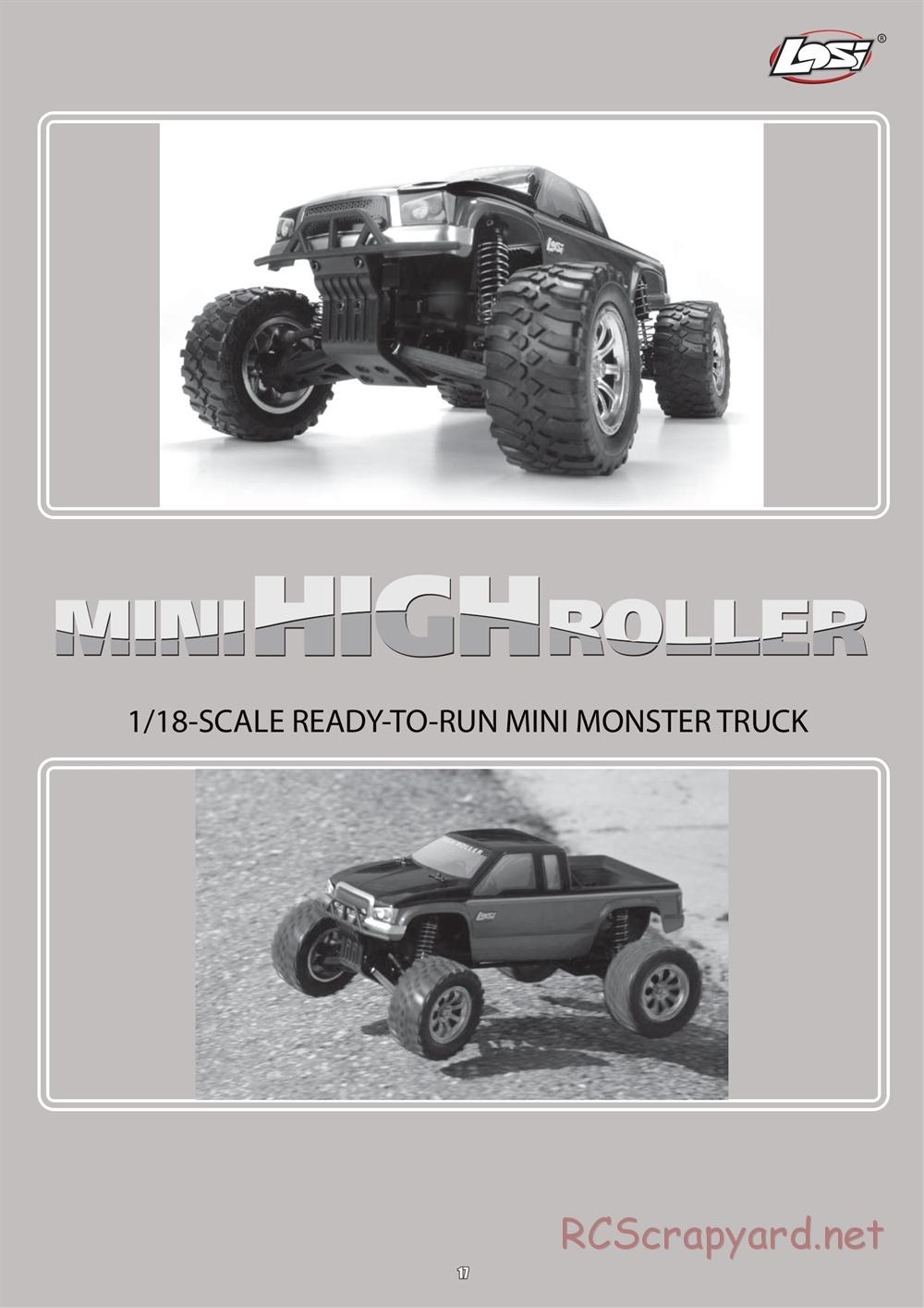 Team Losi - Mini High-Roller - Manual - Page 17