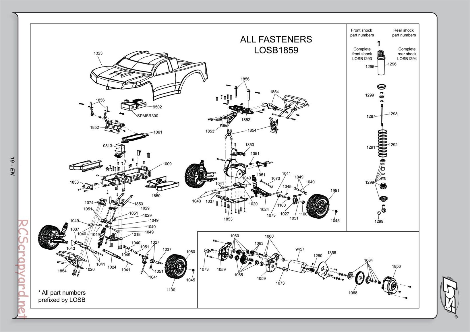 Team Losi - Mini Rockstar SCT - Manual - Page 1