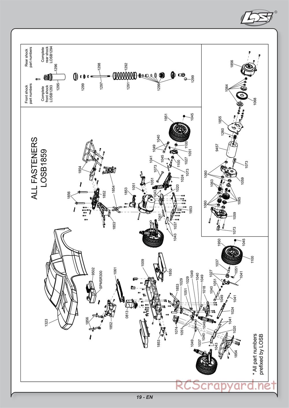 Team Losi - Mini Rockstar SCT - Manual - Page 19