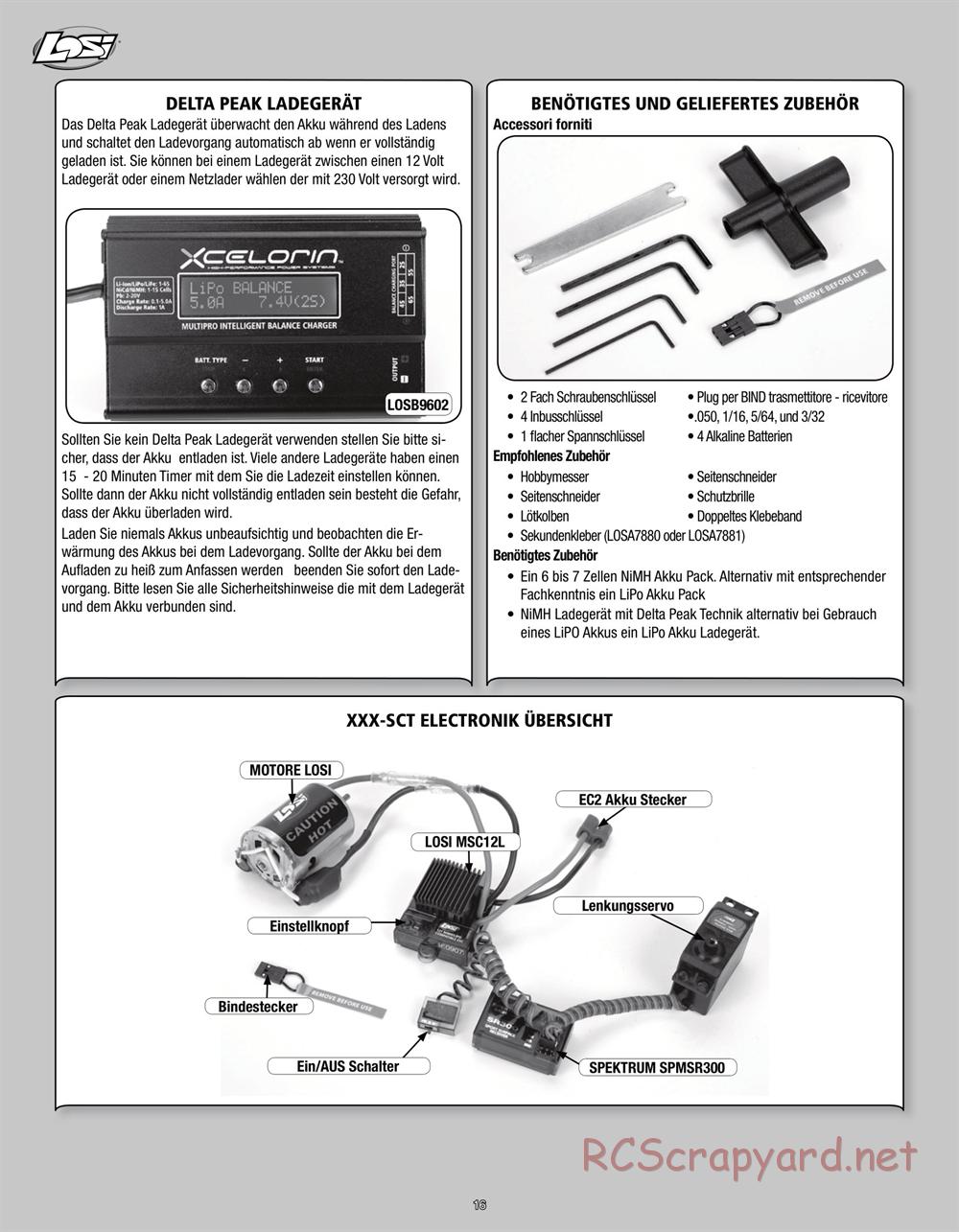 Team Losi - Mini Stronghold SCT - Manual - Page 16