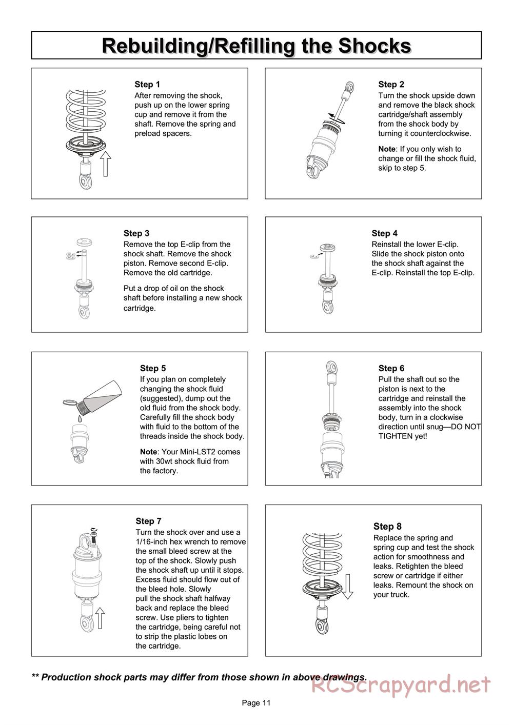 Team Losi - Mini-LST2 - Manual - Page 11