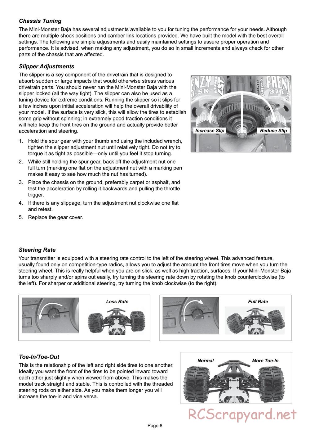 Team Losi - Mini Monster Baja - Manual - Page 7