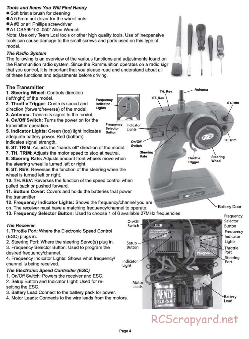 Team Losi - Rammunition - Manual - Page 4