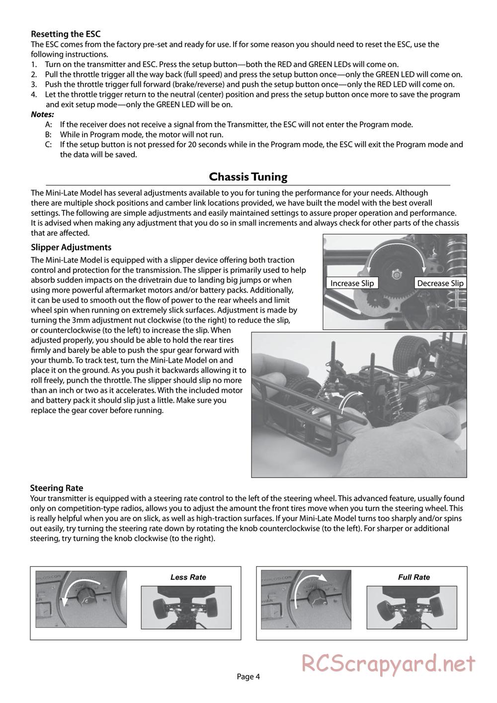 Team Losi - Mini Late-Model - Manual - Page 4