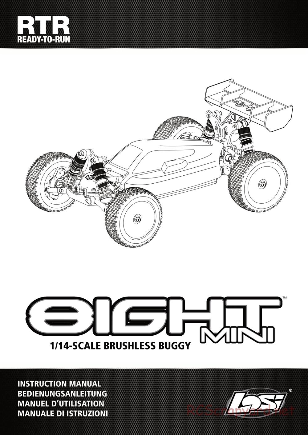 Team Losi - Mini-8ight - Manual - Page 1