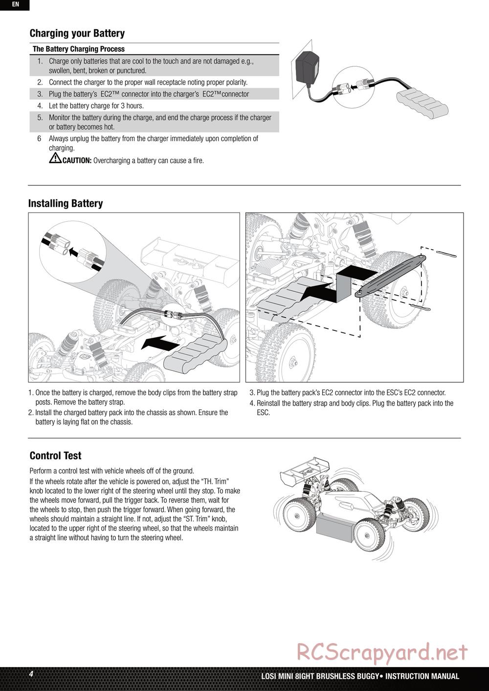 Team Losi - Mini-8ight - Manual - Page 4