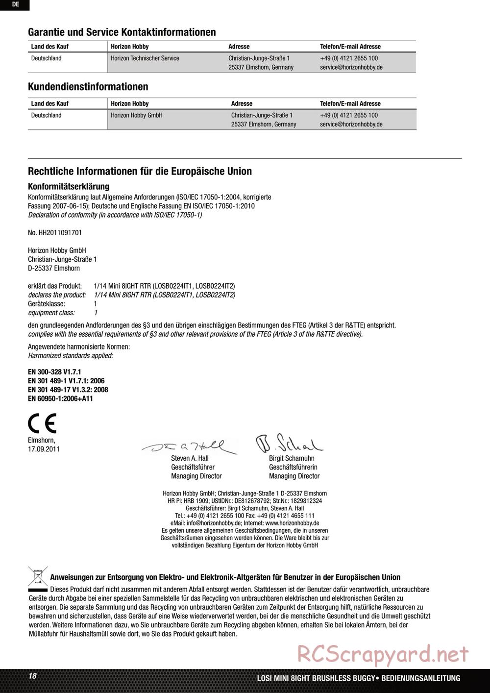 Team Losi - Mini-8ight - Manual - Page 18