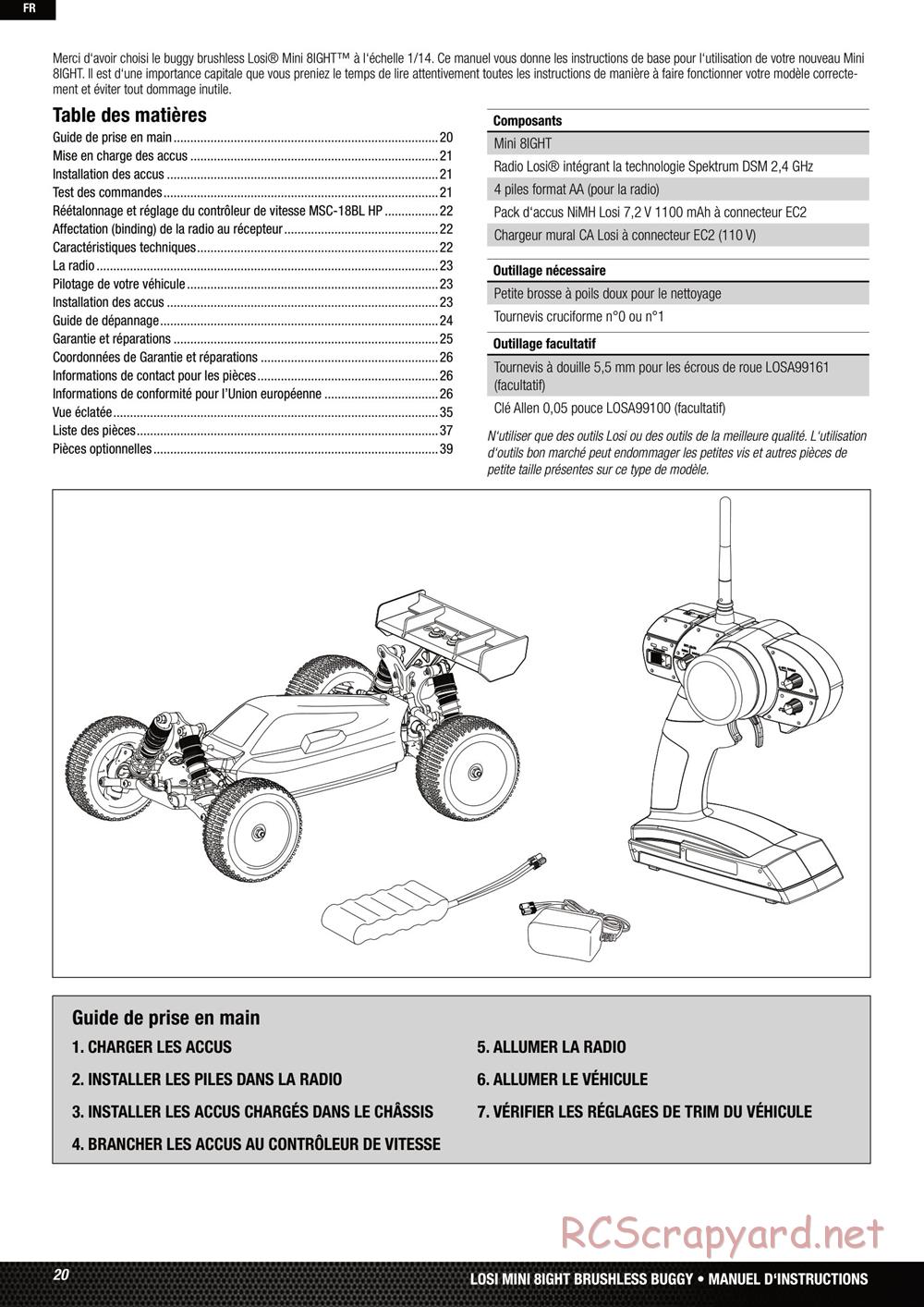 Team Losi - Mini-8ight - Manual - Page 20