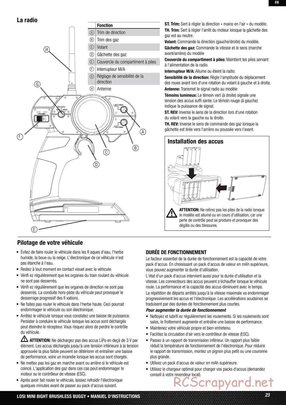 Team Losi - Mini-8ight - Manual - Page 23