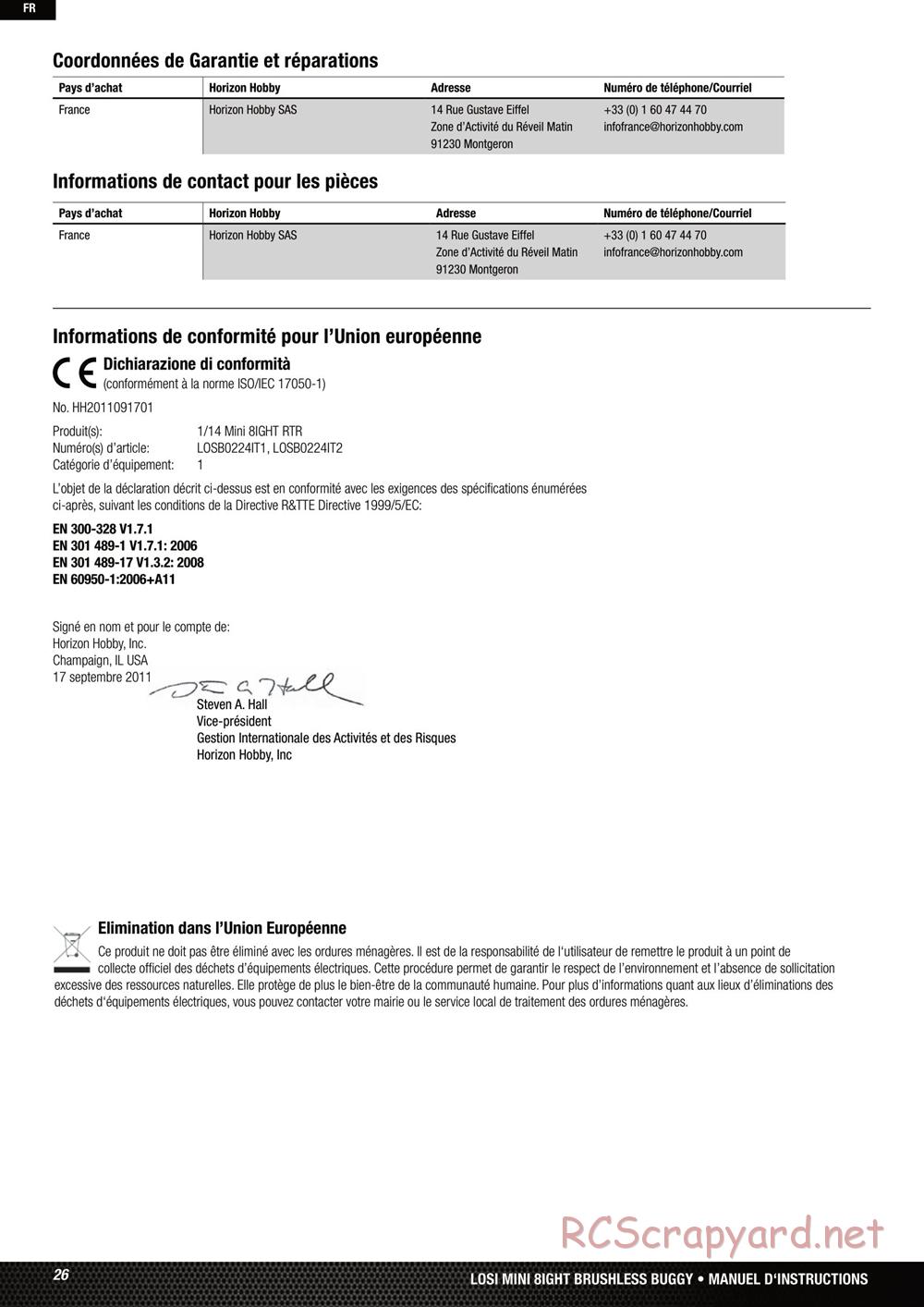 Team Losi - Mini-8ight - Manual - Page 26