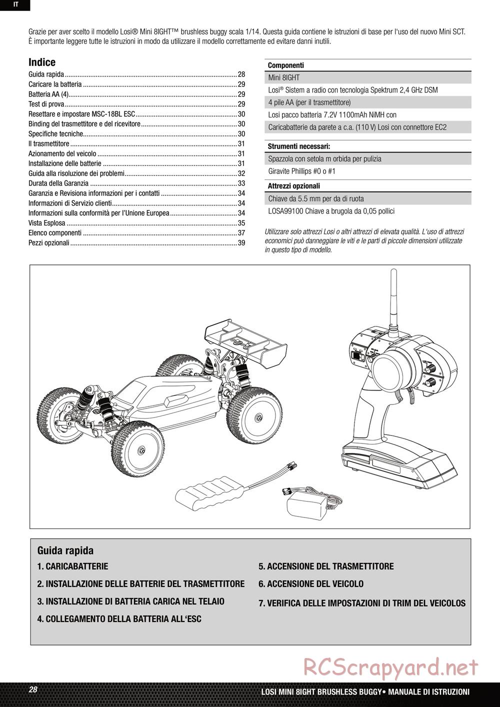 Team Losi - Mini-8ight - Manual - Page 28