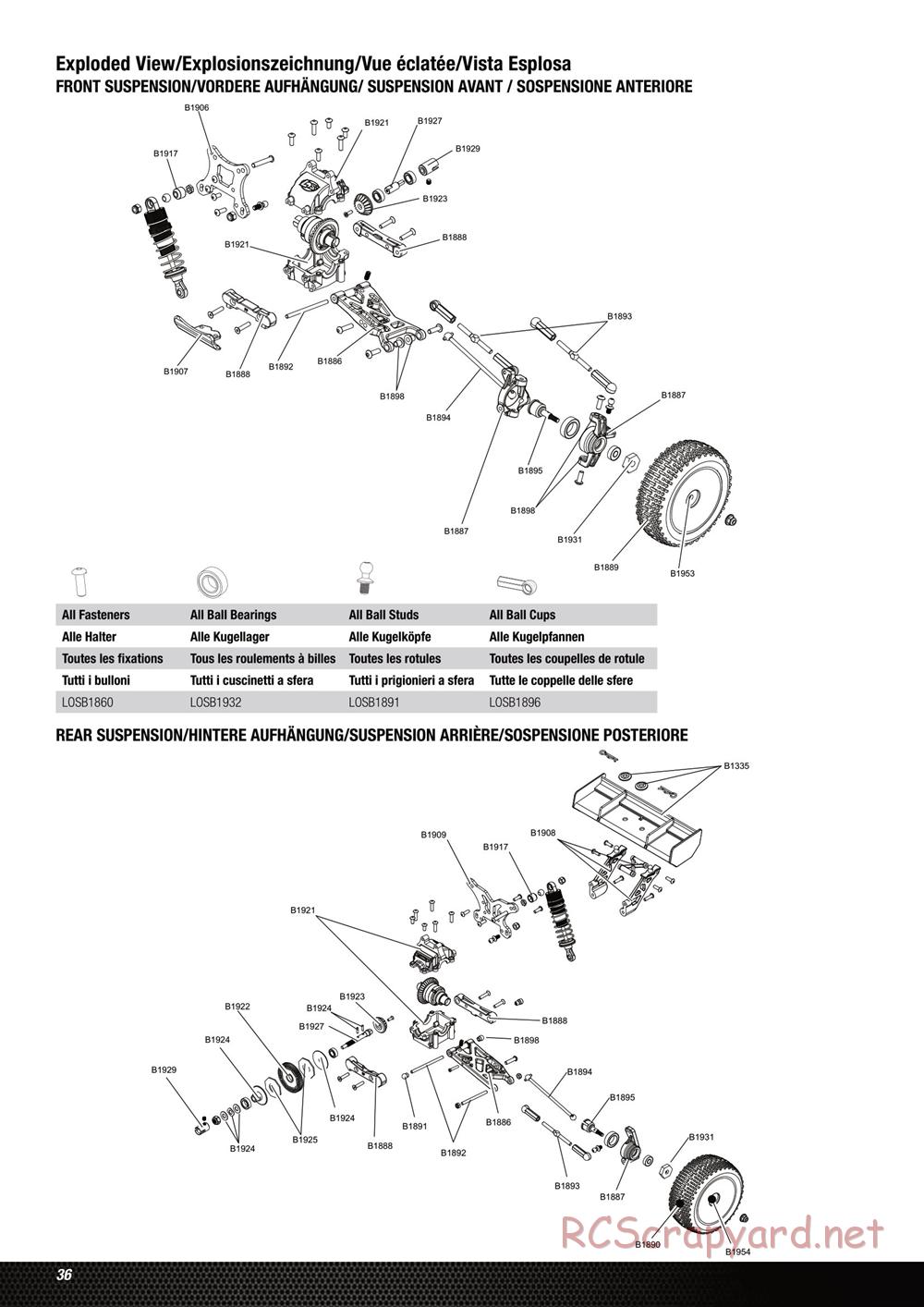 Team Losi - Mini-8ight - Manual - Page 36