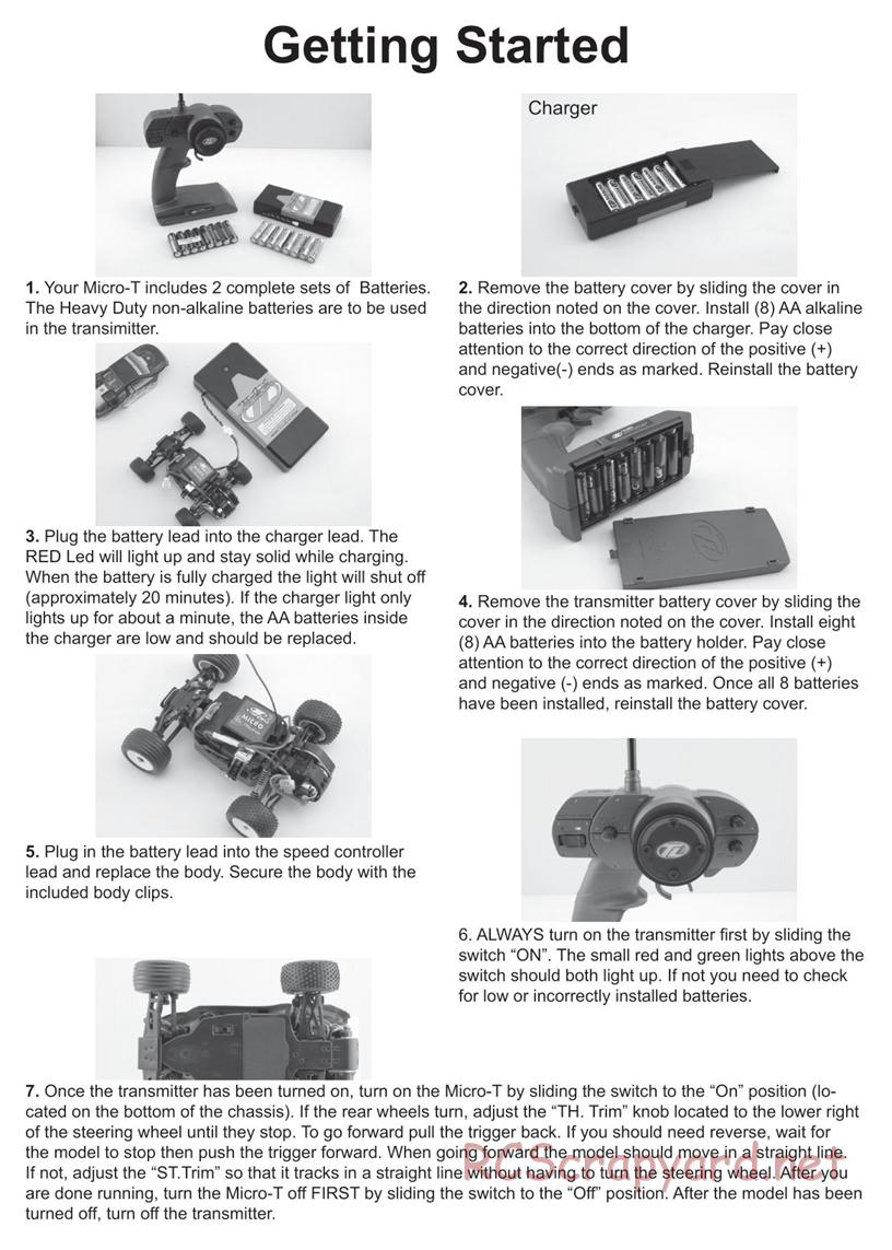 Team Losi - Micro-T - Manual - Page 3