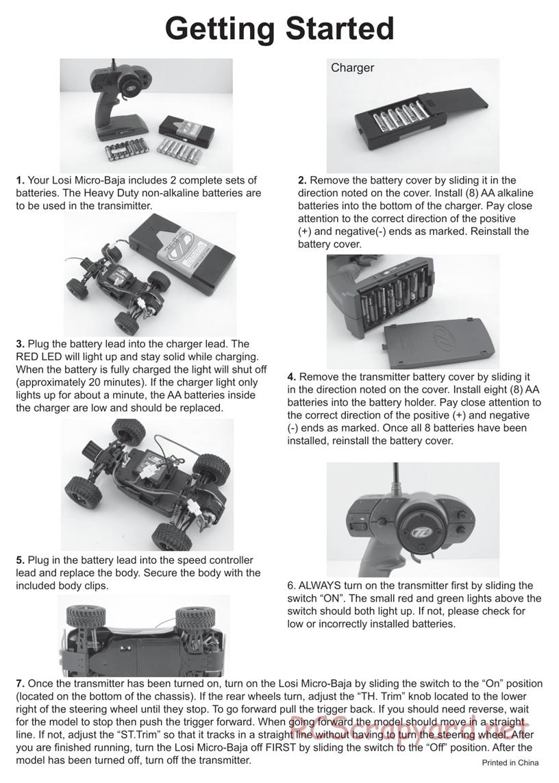 Team Losi - Micro Desert Truck - Manual - Page 3