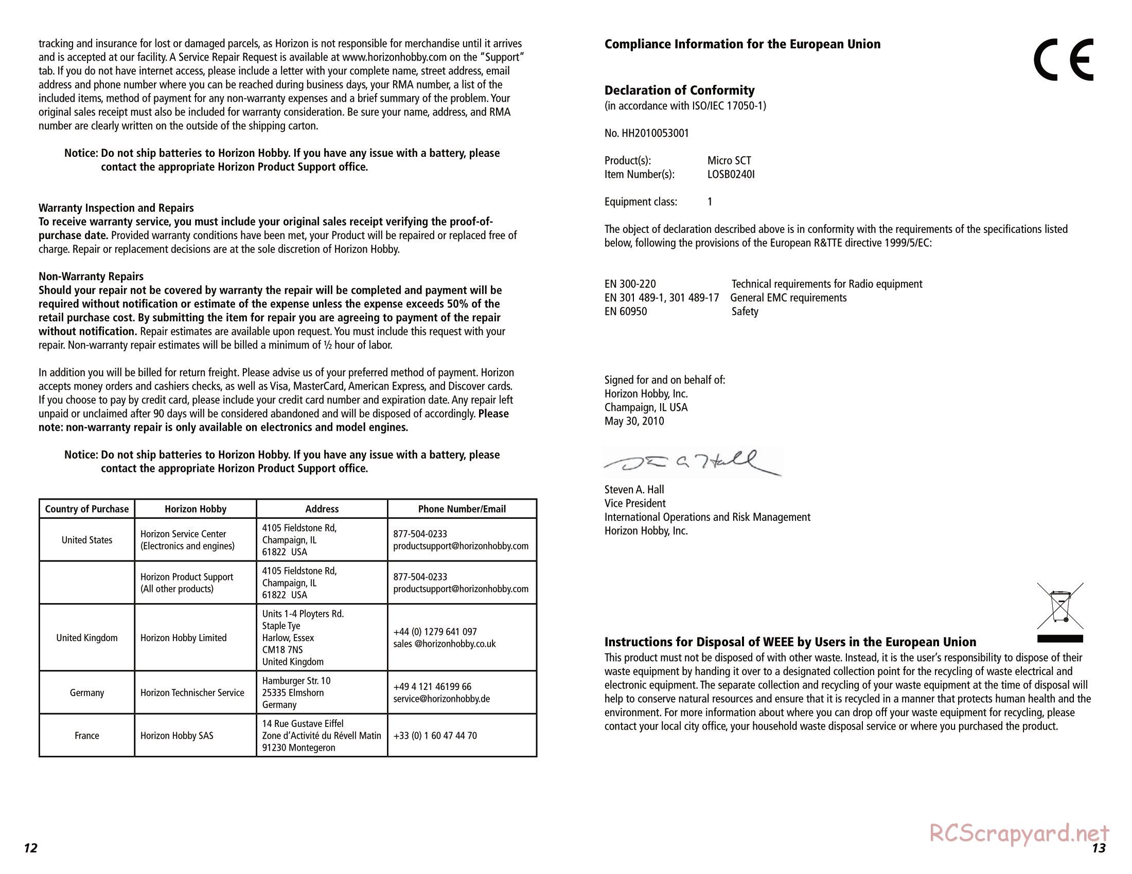 Team Losi - Micro SCT - Manual - Page 7