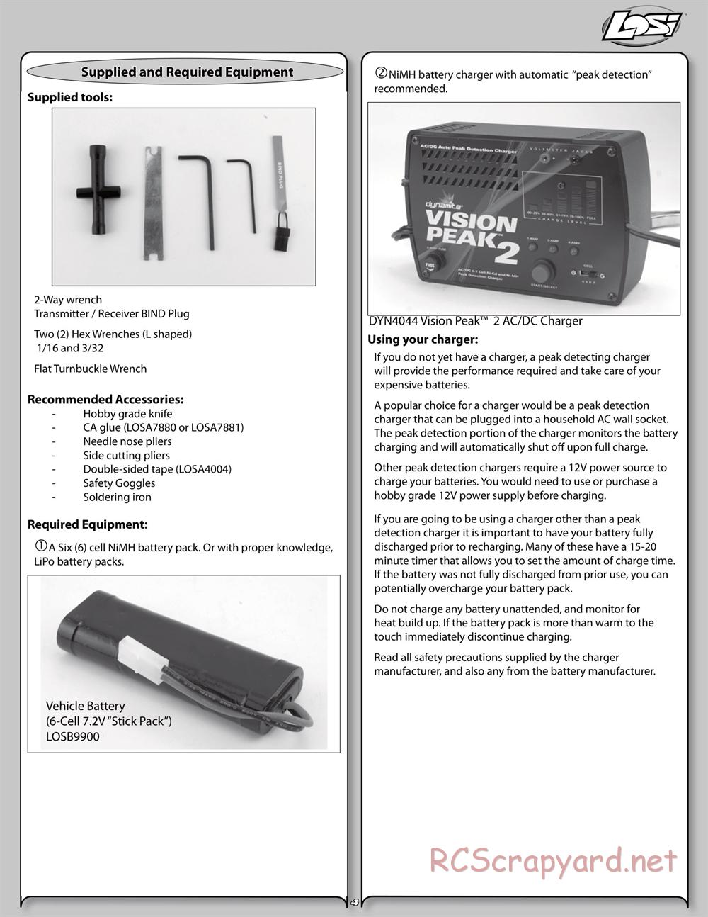 Team Losi - Slider - Manual - Page 4